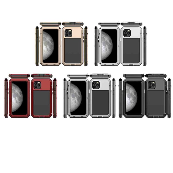 Kraftfullt Skyddsskal i Aluminium (Heavy Duty) - iPhone 11 Pro Röd