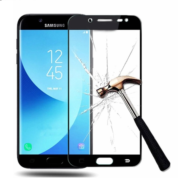 Samsung Galaxy J4 2018 3-PACK Sk�rmskydd 3D 9H HD-Clear ProGuard Svart