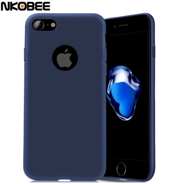 iPhone 7 Plus - NKOBEE Stilig deksel (ORIGINAL) Marinblå
