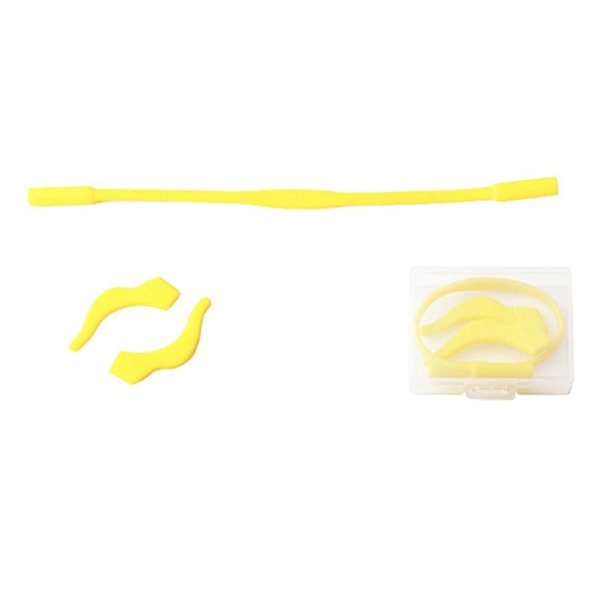 Komfortabel brillesnor til børn (silikone) Senil ledning Svart