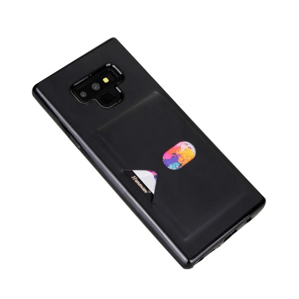Elegant Hanman-deksel med kortrom - Samsung Galaxy Note 9 Roséguld