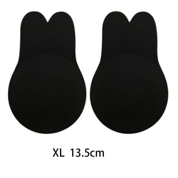 Myk og behagelig selvklebende BH (uten stropper) Svart 11CM