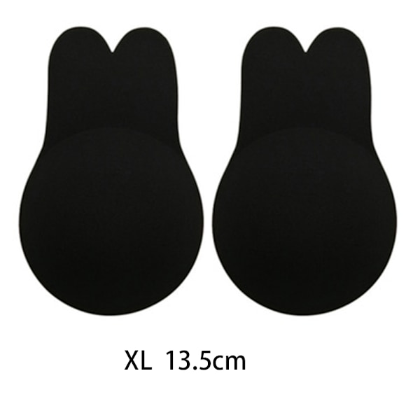 Pehmeä ja mukava itseliimautuva rintaliivi (ilman olkaimia) Svart 9,5CM