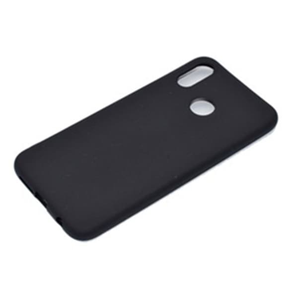 Matbehandlet silikoneskal til Huawei P20 Lite Svart