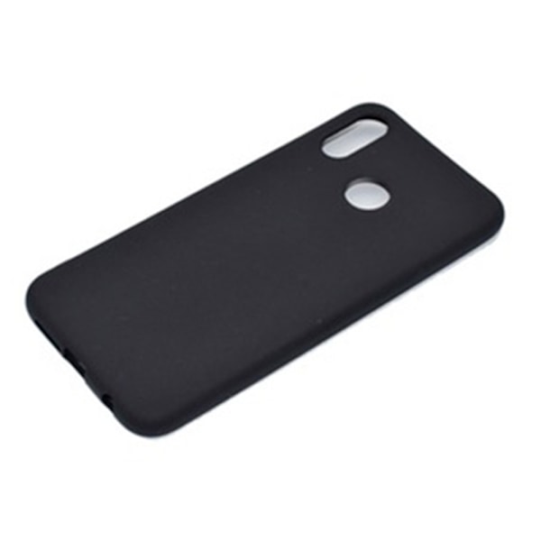 Mattbehandlat Silikonskal till Huawei P20 Lite Svart