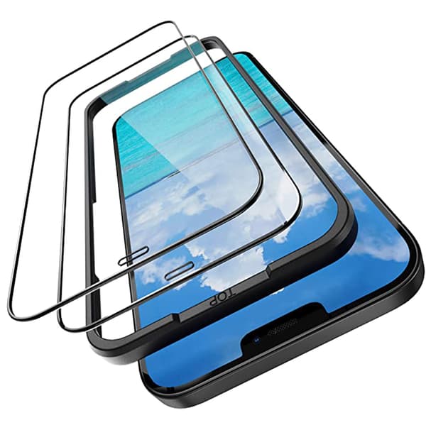 iPhone 12 Mini 10-PACK Skärmskydd 2.5D 9H 0,3mm Svart Svart
