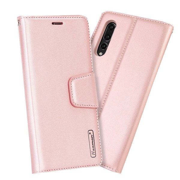 Huawei P30 - Effektivt elegant lommebokdeksel Rosa