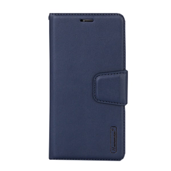 Elegant Fodral med Plånbok från Hanman - Samsung Galaxy S10 Marinblå
