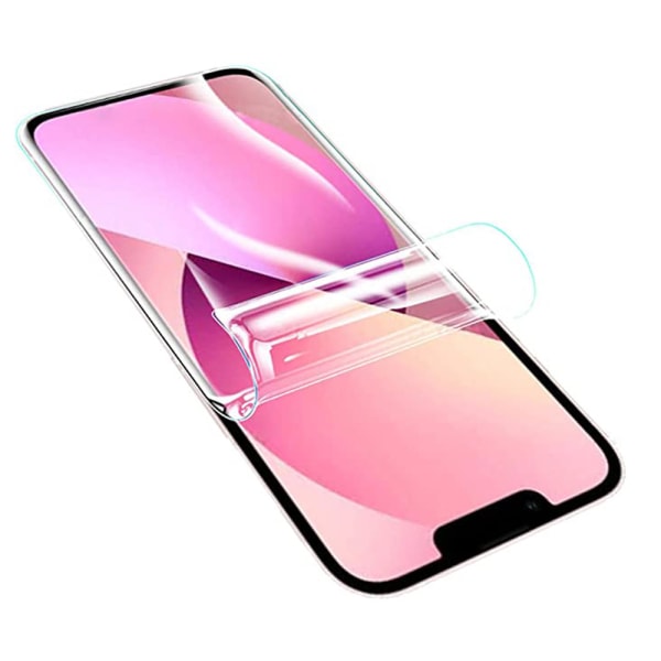 2-PACK iPhone 13 Hydrogel Skärmskydd 0,3mm Transparent/Genomskinlig