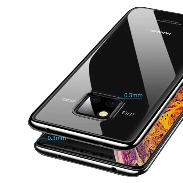 Huawei Mate 20 Pro - Silikone cover Silver