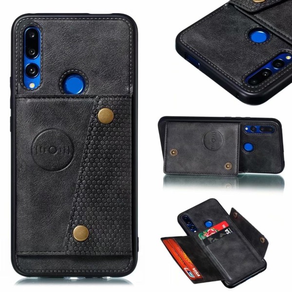 Beskyttelsescover med kortholder - Huawei P Smart Z Mörkblå