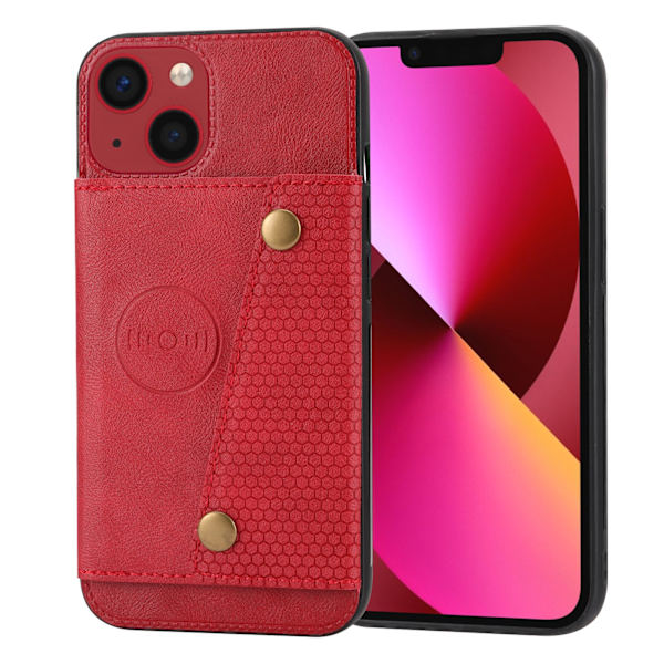 iPhone 14 Plus - Smidigt Skal med Korthållare FLOVEME Grå