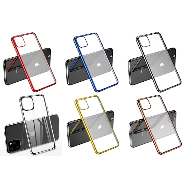 iPhone 11 Pro Max - Smidigt Skyddsskal i Silikon (LEMAN) Lila