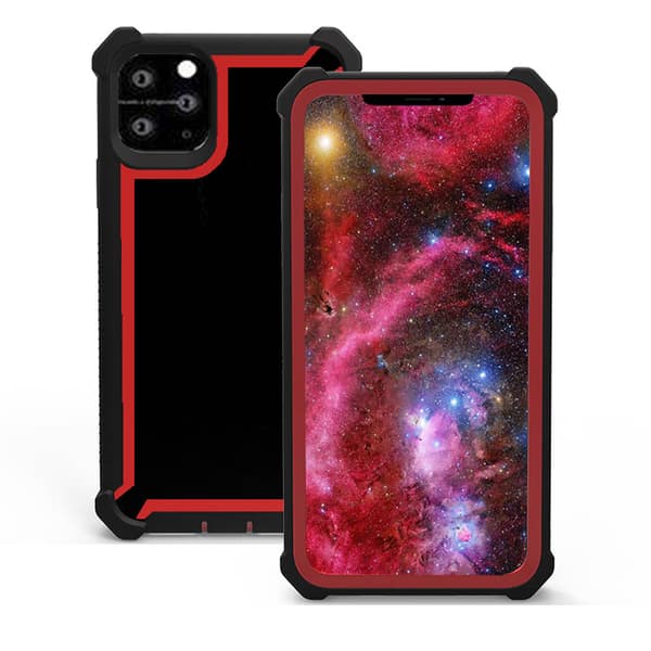 Skyddande Stilrent Skal - iPhone 11 Pro Max Svart/Blå