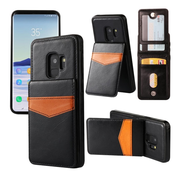 Nkobee smart deksel med lommebok til Samsung Galaxy S9+ Brun