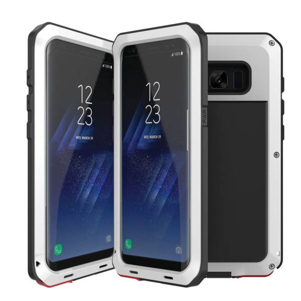 Armeijan HEAVY DUTY (raudankestävä) alumiinia Samsung Galaxy S8Plus -puhelimeen Silver