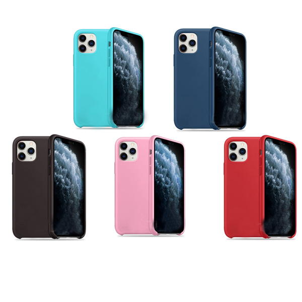 Kraftfullt Skyddande Slim Silikonskal - iPhone 11 Pro Mörkblå Mörkblå