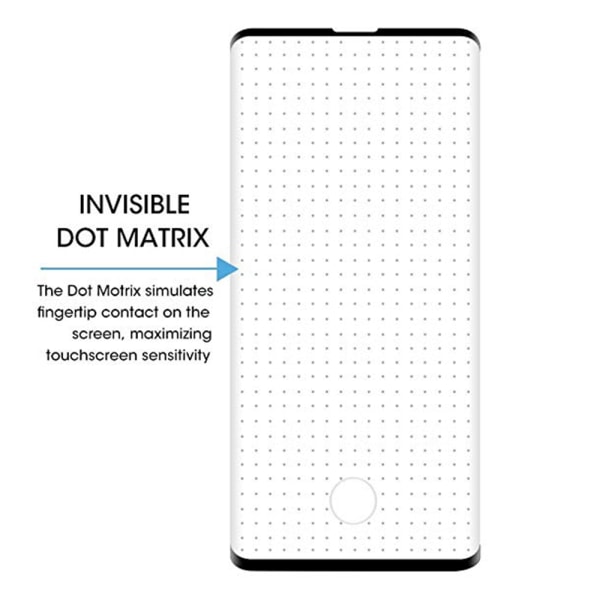 2-PACK Samsung Galaxy S10+ näytönsuoja koteloystävällinen HD 0,3 mm Svart