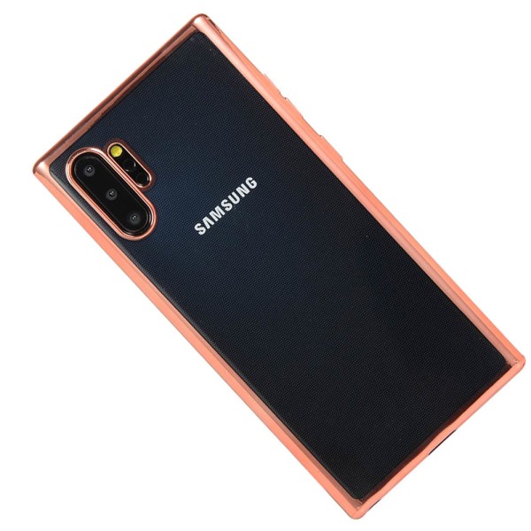 Samsung Galaxy Note10+ – iskuja vaimentava silikonikuori (FLOVEME) Roséguld