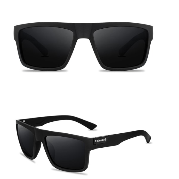 Stilige og komfortable solbriller (polariserte) Svart/Röd