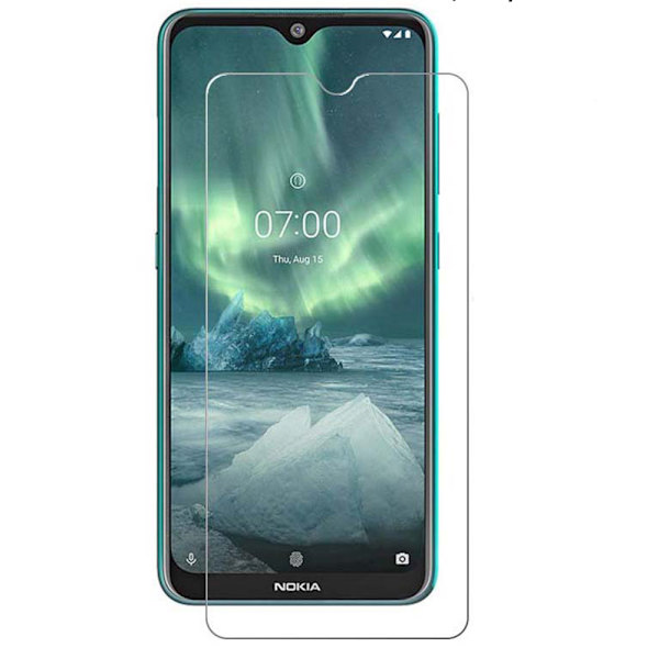 Nokia 6.2 2-PACK Standard Skärmskydd 9H 0,3mm Transparent/Genomskinlig