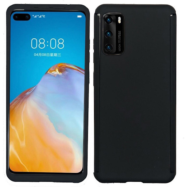 Huawei P40 - Stilsäkert Skyddande Dubbelskal (FLOVEME) Svart