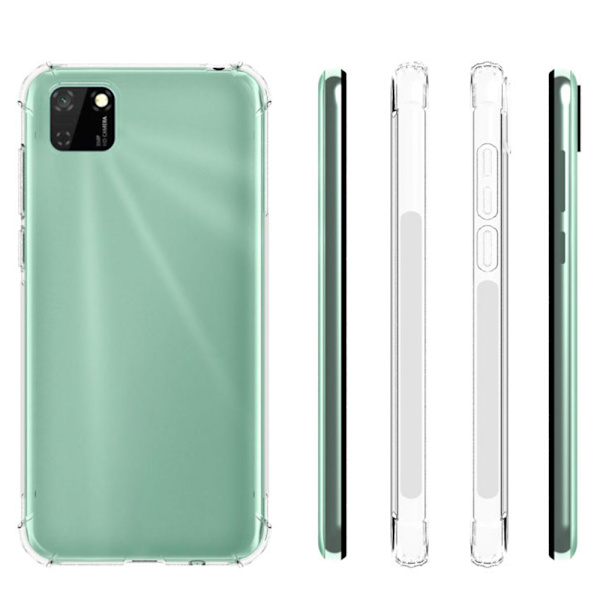 Huawei Y5p - Silikonskal Transparent/Genomskinlig