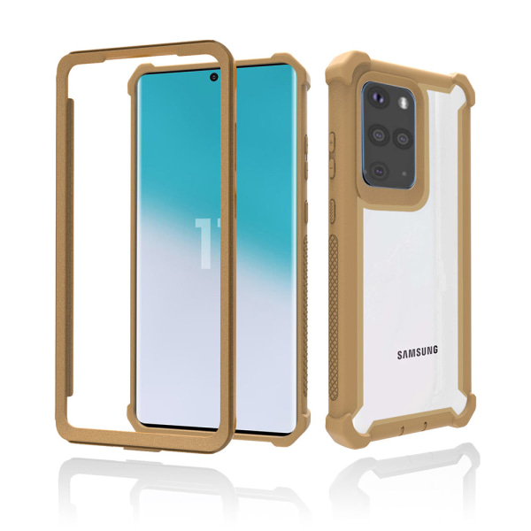 Genomtänkt Skyddsskal - Samsung Galaxy S20 Plus Svart/Grön