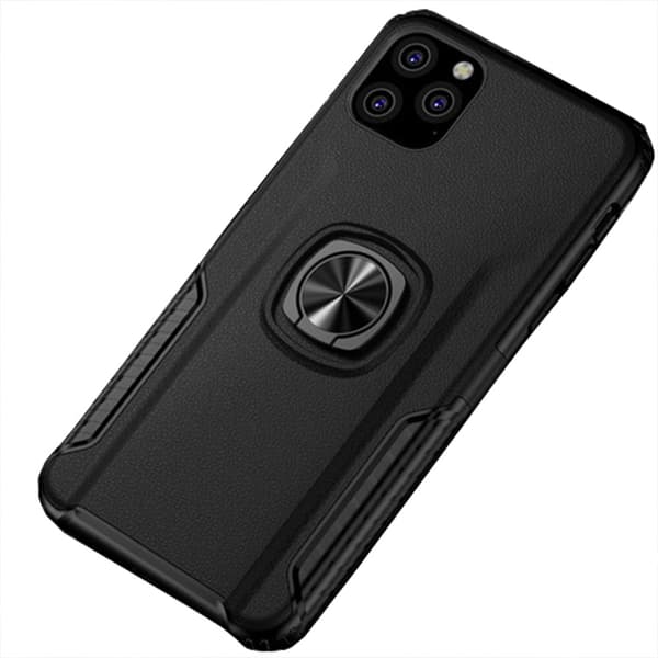 iPhone 11 Pro Max - Robust Skal med Ringhållare Petrol Petrol