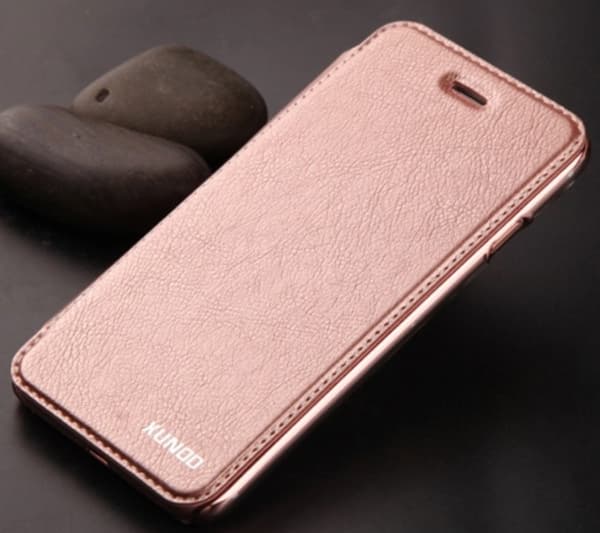 IPHONE 7 XUNDD Skyddande Smart Fodral Rosa guld