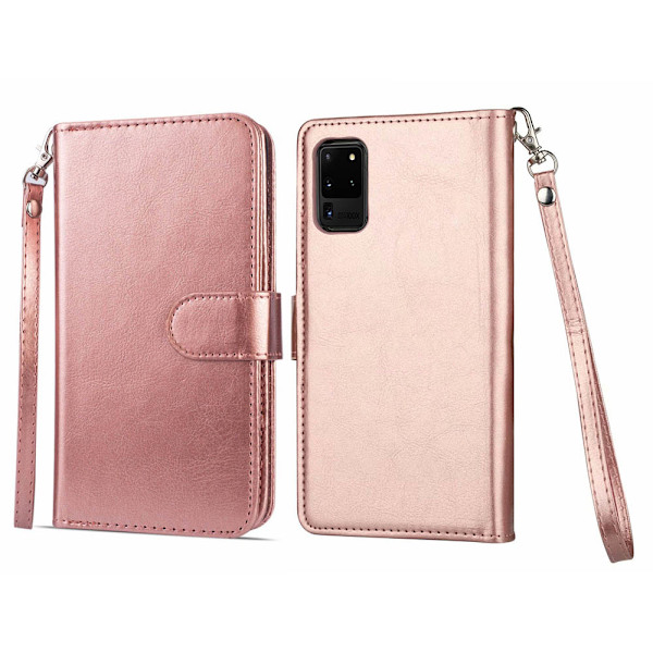 Samsung Galaxy S20 Ultra - Plånboksfodral Roséguld