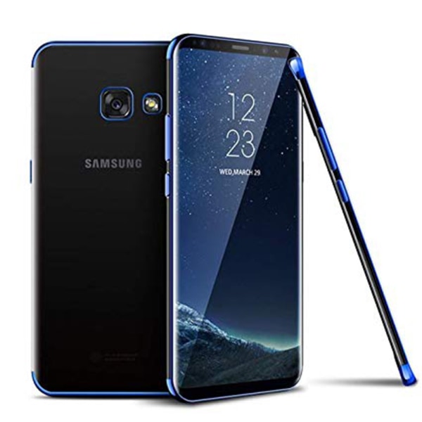 Samsung Galaxy A5 2017 - Robust Effektfullt Silikonskal Silver