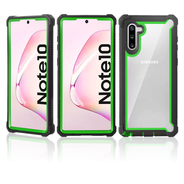 Samsung Galaxy Note10 - Holdbart cover Svart/Grön