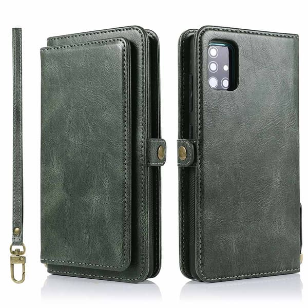Samsung Galaxy A51 - Praktisk 2-1 Wallet etui Brun