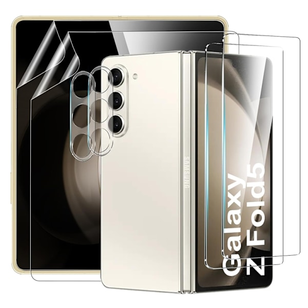 4-in-1 Z Fold 5 Hydrogel Skärmskydd & Kameralinsskydd