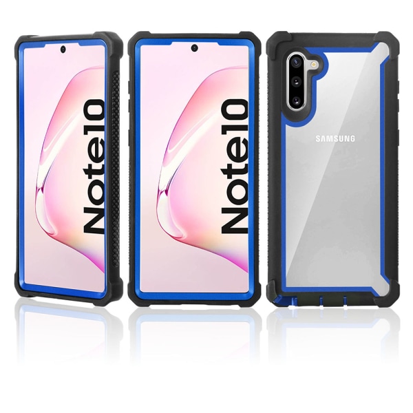 Elegant cover - Samsung Galaxy Note10 Svart/Blå