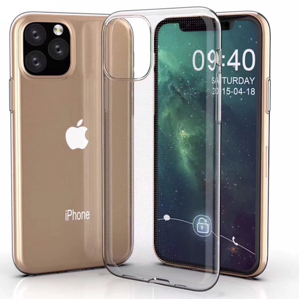 Silikonskal - iPhone 11 Pro Max Transparent/Genomskinlig