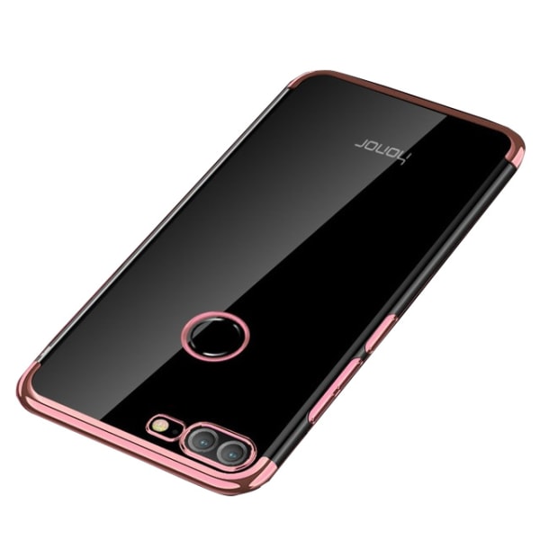 Huawei Honor 9 Lite - Stilfuldt beskyttelsescover i silikone FLOVEME Silver