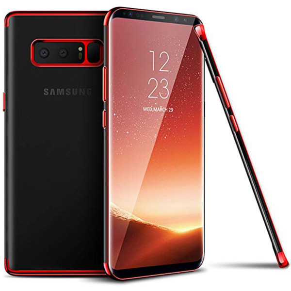 Samsung Galaxy Note 8 - Stødabsorberende Silikone Cover Röd Röd