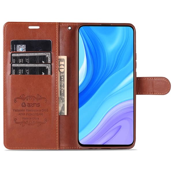 Huawei P Smart Z - Plånboksfodral (Yazunshi) Brun