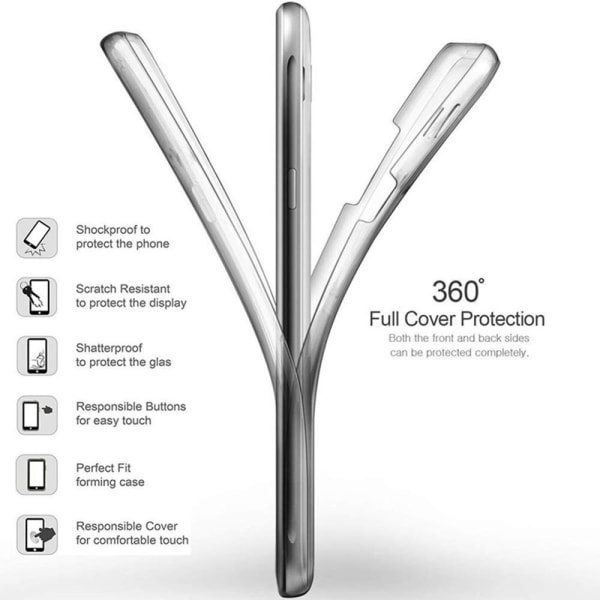 Samsung A20e | 360° TPU Silikonfodral | Heltäckande Skydd Blå