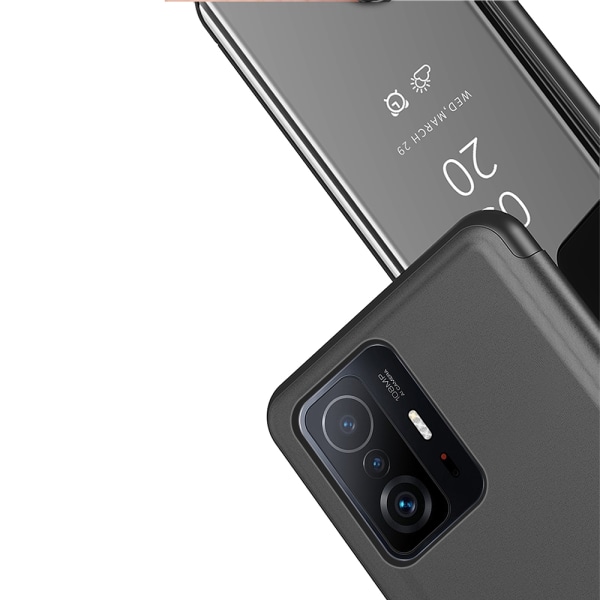 Xiaomi 11T Pro - Etui med spejleffekt Svart