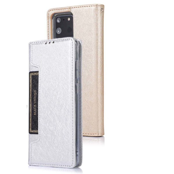 Samsung Galaxy S20 – Thoughtful Wallet Case (Floveme) Silver