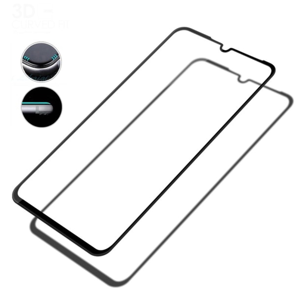 5-PACK Carbon Screen Protector i 3D/HD Screen-Fit HD-Clear for P30 Svart