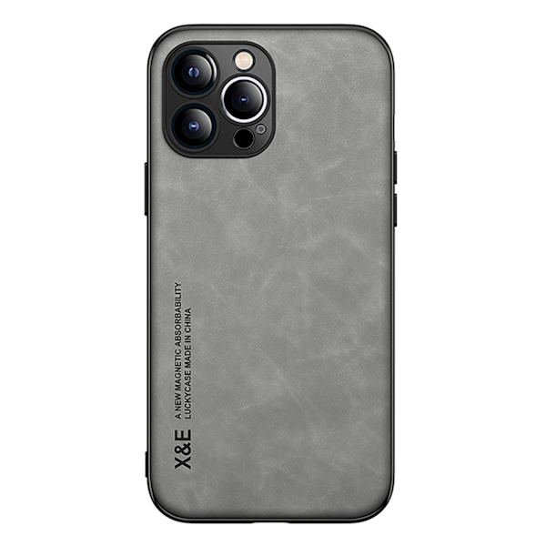 iPhone 16 Pro  Mockaskal med Magnetfäste och Klass Grå
