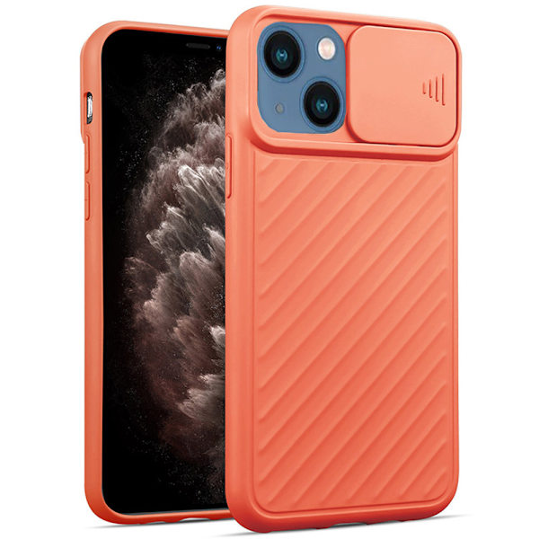 iPhone 13 Mini - Stilrent Stötdämpande Skal med Kamera Skydd Ljusblå