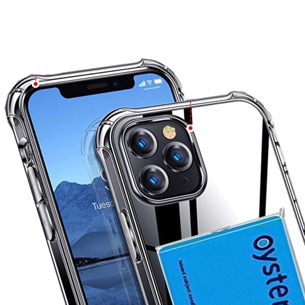 iPhone 13 Pro Max - Elegant beskyttelsescover med kortholder Blå