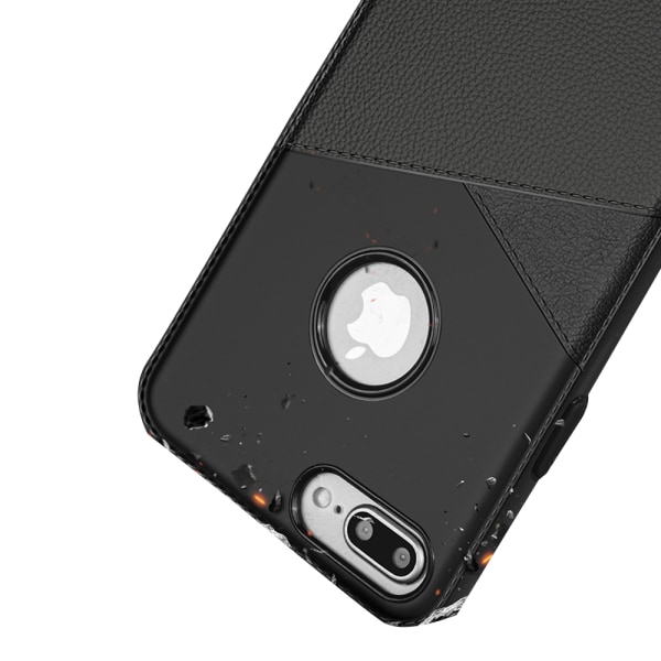 Stilfuldt cover fra LEMAN til iPhone 8 Marinblå