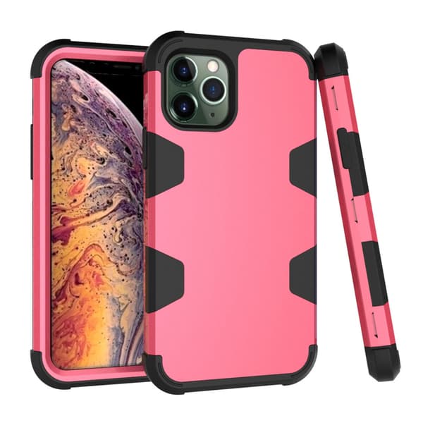 iPhone 11 - Stötdämpande Skyddsskal (RUGGED ROBOT) Roséguld/Grå