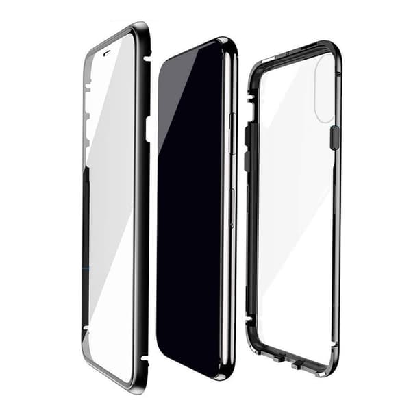 Samsung Galaxy S23 Ultra - Magnetisk Dobbeltskall Silver